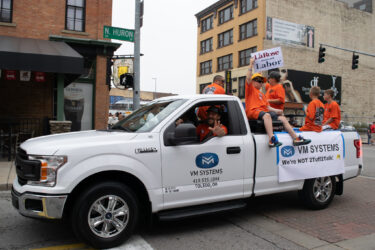 VM Systems marches in 2022 Labor Day Parade in Toledo OHIO